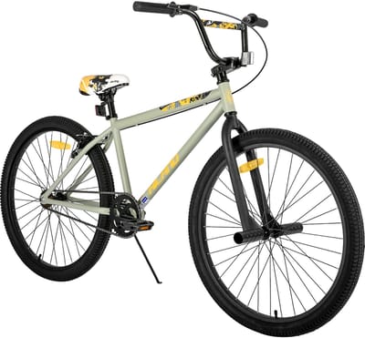Hiland 24 Inch BMX Fiets - Freestyle voor Tieners & Volwassenen - Inclusief 2 Pegs - Meerdere Kleuren - Geschikt voor buitenactiviteiten in de lente