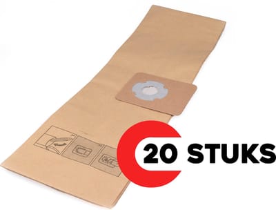 Geschikt voor WETROK. voordeelpak 2 x 10 stuks. Stofzuigerzakken voor Monovac6, Monovac6Plus, MonovacComfort6, MonovacTouch´n Clean6, 42614, papier. COVAKO Merk