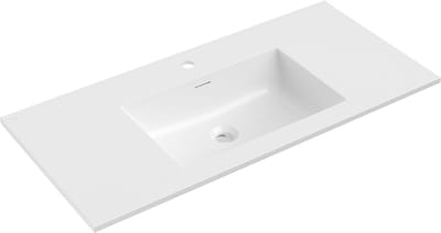 Mexen Otis ingebouwde wastafel 101 x 46,5 cm, wit glans - 25181000