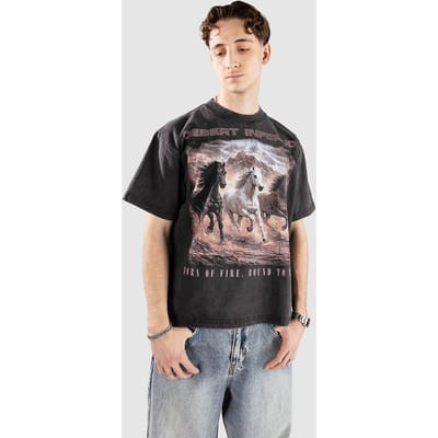 Ninth Hall Desert Inferno Cropped T-Shirt zwart