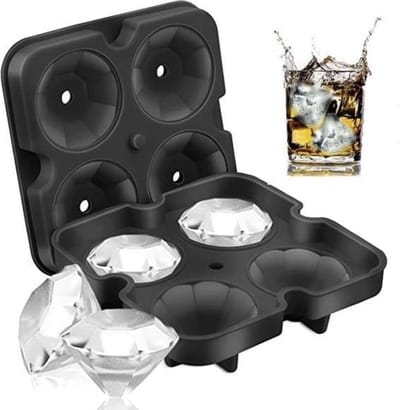 Siliconen ijsblokjes mal - Diamant - Whiskey - Silicone Ijsvormpjes - Ijsblokjesmaker - Whiskey , Gin en Cocktails - IXEN
