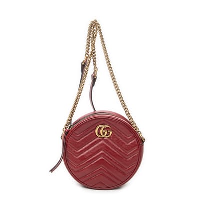 GG Marmont Chain Round Crossbody   schoudertas