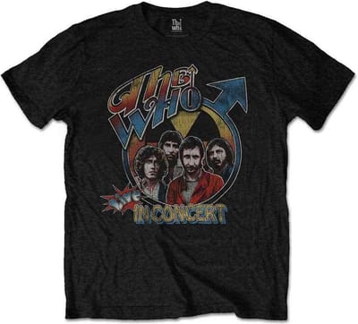 The Who - Live In Concert Heren T-shirt - M - Zwart