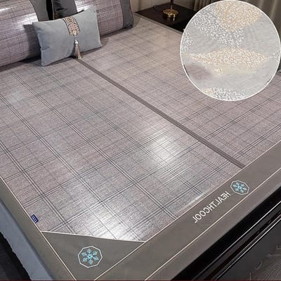 Bamboe Bedmat - Koelmat Zomer - Comfortabel Slapen - Dubbelzijdig Bruikbaar - 200x100 cm - Natuurlijk