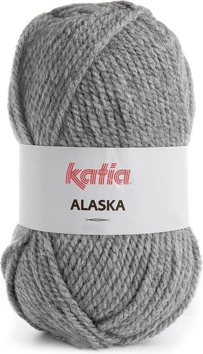 Katia Alaska - 43 medium grijs - Acryl Garen