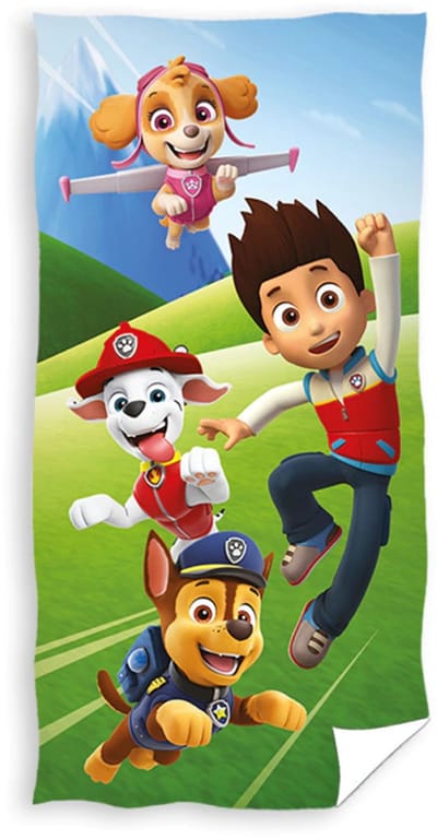 Paw Patrol handdoek - 100% katoen - PAW pups strandlaken - 140 x 70 cm.