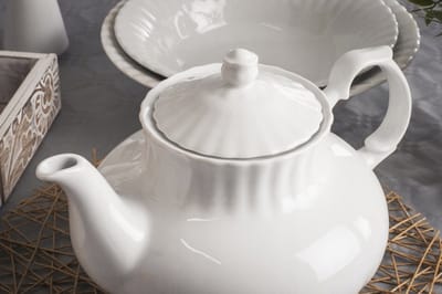 Porseleinen Theepot Iwona C000 Wit 1.6L