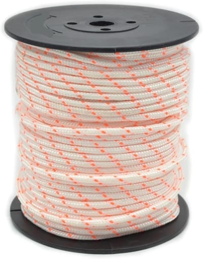 Start Touw - Trekkoord Motor - Gereedschap Reparatie - Heavy-Duty Nylon - 50 Meter - Zwart