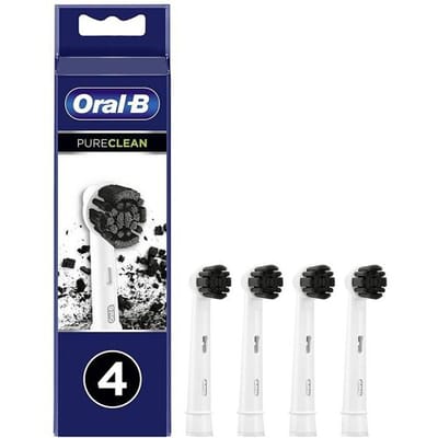 Oral-B Head 4-pack Pure Clean Opzetborstel voor elektrische tandenborstel 4 stuk(s) Wit