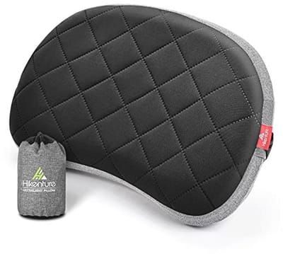 Opblaasbaar Campingkussen met Afneembare Hoes – Ergonomisch Reiskussen voor Buiten Gebruik