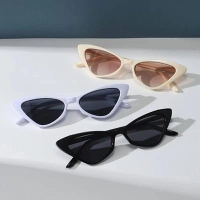 3 Paar Per Set Kleine Kattenoog Zonnebrillen Dames Schattige Smalle Kattenoog Brillen Vintage Vintage Smalle Cateye Zonnebrillen Set