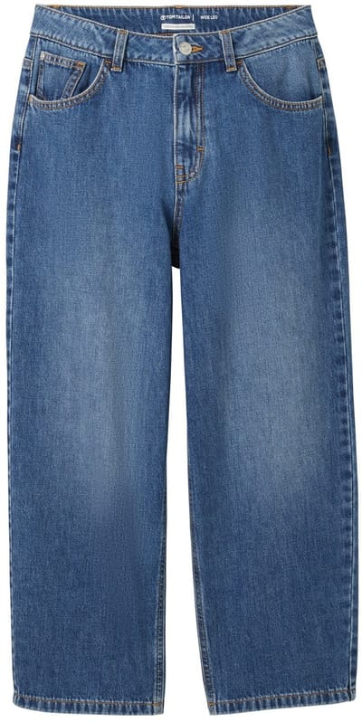 Tom Tailor - Baggy Fit-jeans - Maat 134 - Blue Denim