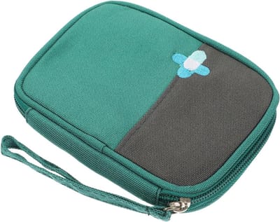 Eerste Hulp Tas Handheld Organizer Voor Medicijnen Lichtgewicht Waterafstotend Voor Kamperen Hiking Volledige Sluiting Voor Eenvoudige Toegang