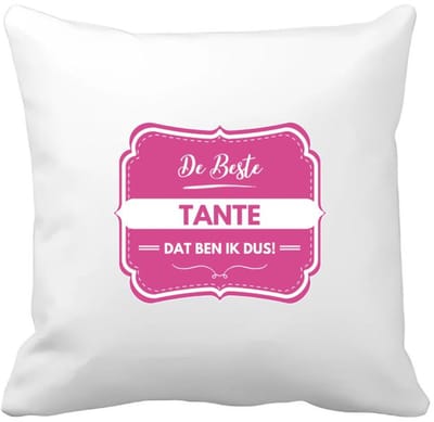 Akyol - de beste tante Kussen hoes - Tante - een tante - verjaardagscadeau - verjaardag - cadeau voor tante - cadeau - kado - geschenk - gift - tante artikelen - 40 bij 40 cm