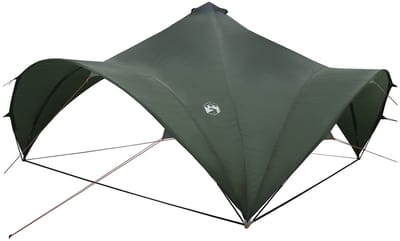 vidaXL - Partytent - Legergroen - 500 - x - 500 - x - 350 - cm - Polyester - en - Staal