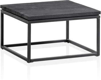 Salontafel mango 60 cm zwart