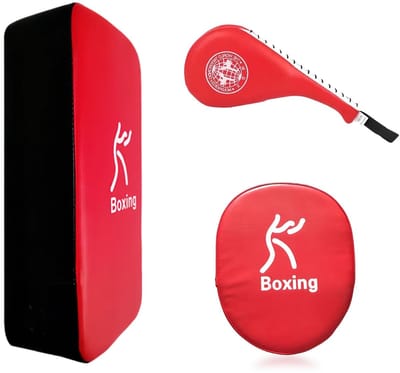 Dailygoods- Kickpad 3-in-1 - Bokspads - Taekwondo - Muay Thai - MMA - Schokabsorberend en antislip oppervlak - Stootkussen