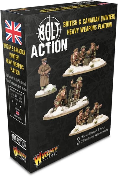 British and Canadian (winter) Heavy weapons platoon (Bolt action nieuw)