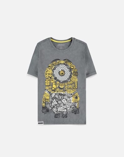 Minions Heren T-shirt - 2XL - Grijs
