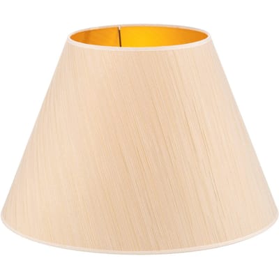 Duolla kap Sofia hoogte 31 cm, wit/goud gestreept
