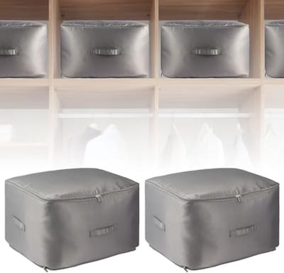 Ruimtebesparende zelfcompressieorganizers voor kleding en dekens - 2 stuks