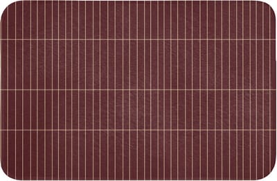 Badmat 60x40 cm - Antislip - Lijnen - Patroon - Bordeaux - Badmatten voor badkamer - Badkamermat - Douchemat - Badkamer mat