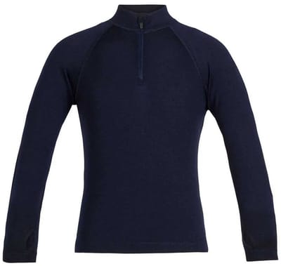 Icebreaker Merino 260 Tech Lange Mouwen Basislaag Blauw 12 Years Kinderen