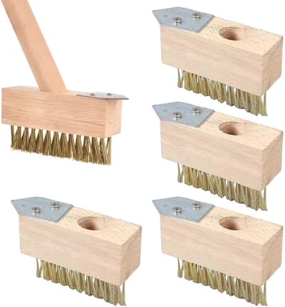 Onkruidvoegenborstel 4 stuks - Efficiënte onkruidverwijdering en voegenreiniging voor tuin en terras