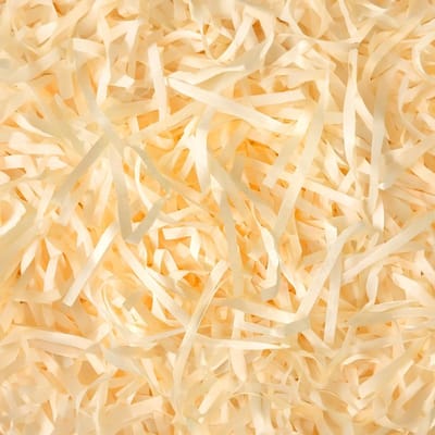 Shredded Tissue Paper voor Cadeaus: Witte Vulmaterialen, Raffia en Inpakmateriaal voor Feestelijke Cadeaumanden en Verpakkingen, 100g
