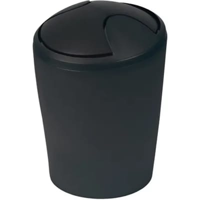 Spirella Afvalbak – Kantelbare Prullenbak uit de MOVE Collectie – Geschikt als Afvalbak Badkamer, Toilet en Keuken – Modern Design