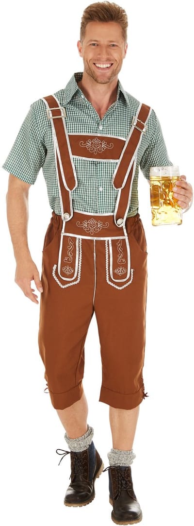 dressforfun - herenkostuum traditionele set Austria S - verkleedkleding kostuum halloween verkleden feestkleding carnavalskleding carnaval feestkledij partykleding - 301090