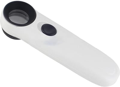 Handvergrootglas 40X met Dubbele Verlichting voor het Lezen, Inspecteren van Munten, Insecten en Kaarten