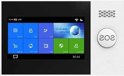 Alarmsysteem Huis - Beveiligingssysteem Slim - Huisbeveiliging - 4.3 Inch Touchscreen - 22.9 x 12.7 cm - Zwart
