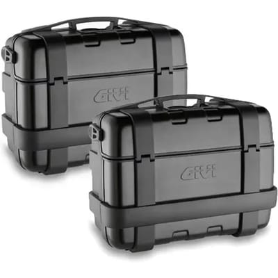 Paar zijkoffers voor motorfietsen Givi Monokey Trekker black line 33 L