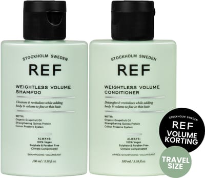 REF Stockholm Weightless Volume Shampoo & Conditioner 100ML Voordeelset