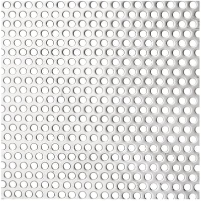 Geperforeerde Plaat - Metaal Gaas - Ventilatie & Bescherming - 304 RVS Materiaal - 15x15cm 0.8mm - Zilver
