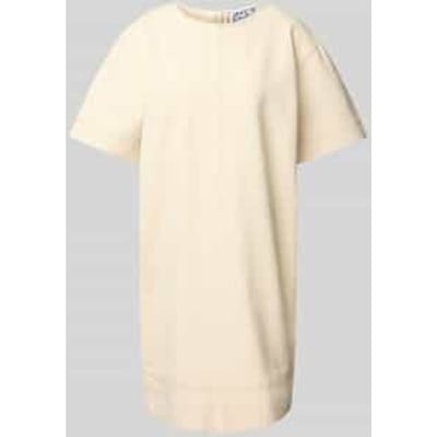 Mini-jurk met ronde hals