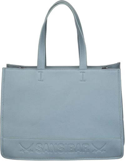 Sansibar Handtas Tote Bag Jeans Blauwgrijs