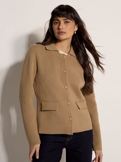 Katoenen gebreid jasje
