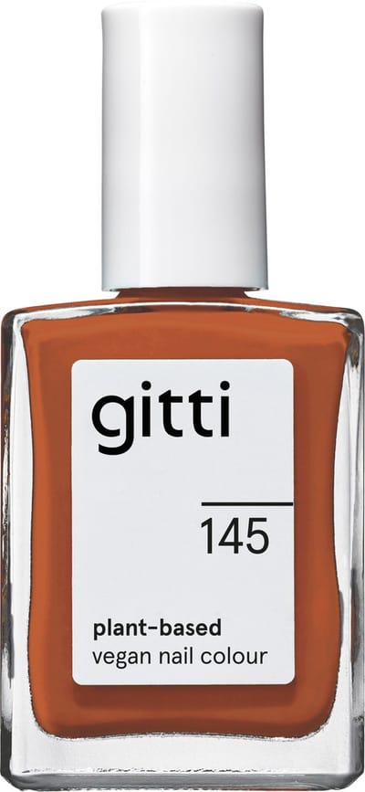 Gitti No. 145 - Burnt Cinnamon - nagellak - minimaal 82% natuurlijk - 23 vrij - manicure - blijft 7 dagen zitten