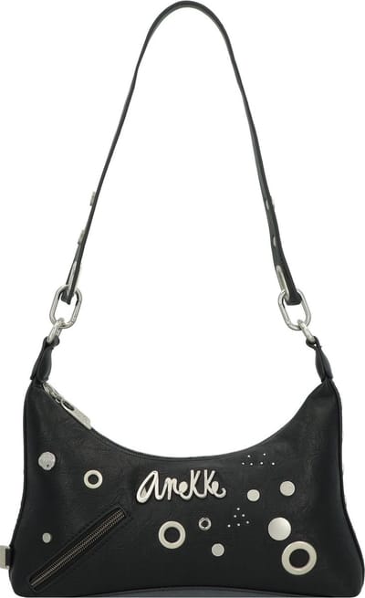 Anekke Schoudertas Core Crust Shoulder Bag Black Zwart