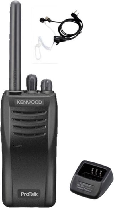 Kenwood TK-3501 met beveiliging oortje en tafellader