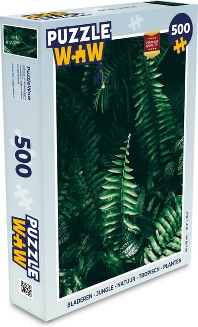 Puzzel Bladeren - Jungle - Natuur - Tropisch - Planten - Legpuzzel - Puzzel 500 stukjes