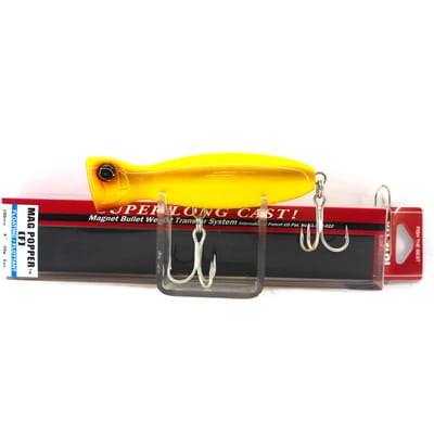 Yo Zuri Mag Popper 100F Leurre Flottant R1598-YELL (0329)
