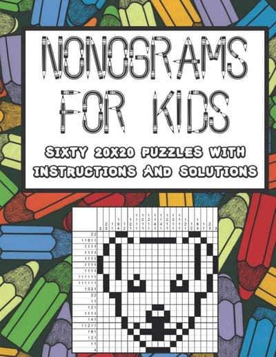 60 Nonograms Puzzels voor Kinderen (20x20 Raster) - Logica en Concentratie Oefenen