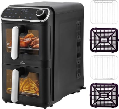 Airfryer XXL - Dubbele Mand Airfryer - frituuraccessoire