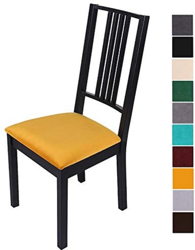 Universele wasbare stoelhoes voor eetkamerstoelen - 2 stuks, eenvoudig te reinigen en duurzaam
