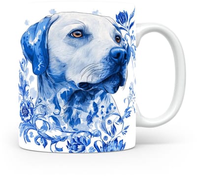 Mok Labrador Retriever Beker voor koffie of tas voor thee, cadeau voor dierenliefhebbers, moeder, vader, collega, vriend, vriendin, kantoor, opa, oma, hond, kerst, sinterklaas, verjaardag