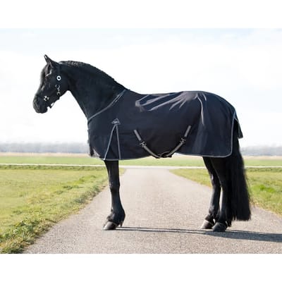 Outdoor paardendeken QHP Turnout Big Neck 150g