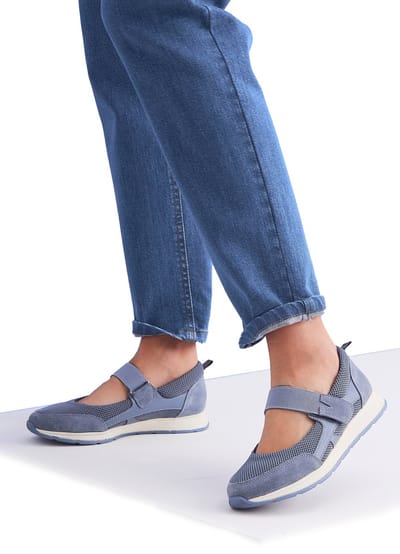 Damart - Babies met structuur en bandje Climatyl - Dames - Blauw - 36